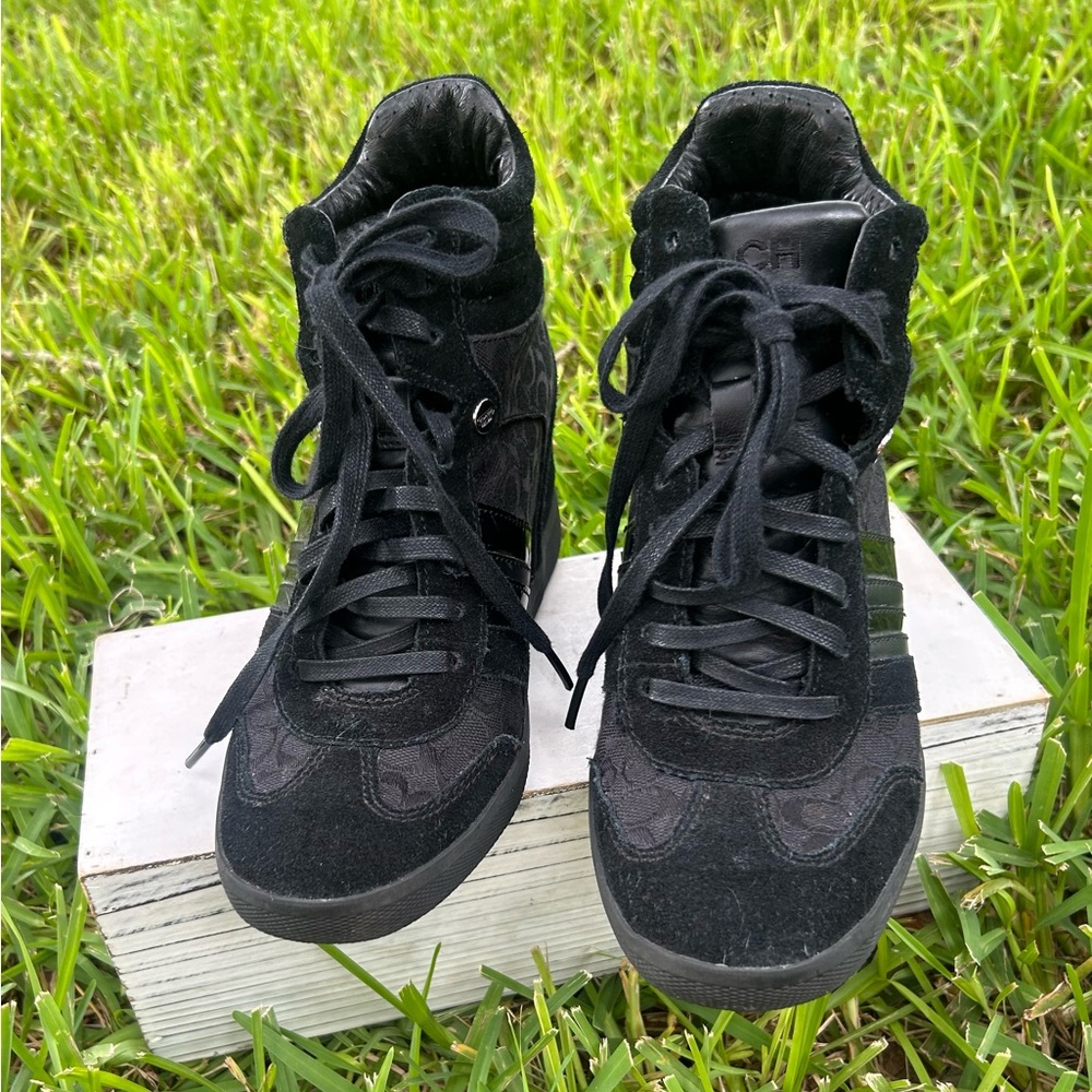 Coach Alara Black Heeled - Picture 4 of 9